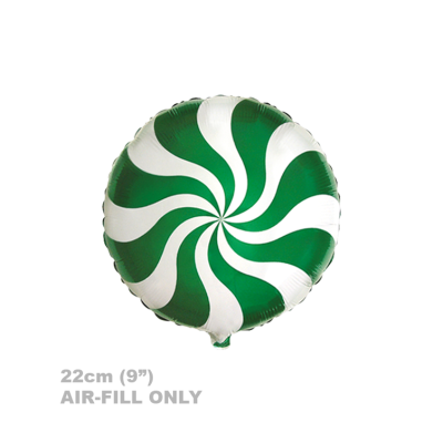 FM Microfoil 22cm (9") Candy Green - Air Fill (Unpackaged)