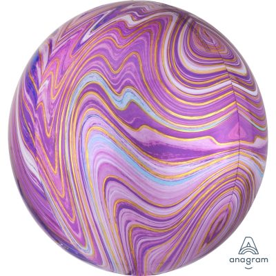 Anagram Orbz 40cm (16") Marblez Purple