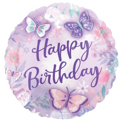 Anagram Foil 45cm (18") Flutters Happy Birthday