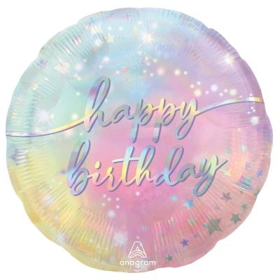 Anagram Foil Shape Luminous Happy Birthday 71cm