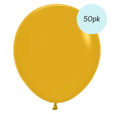 Sempertex Latex Bulk Pack 50/45cm Fashion Mustard