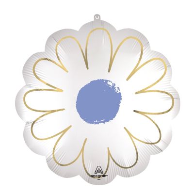 Anagram SuperShape Foil Satin Purple Daisy (53cm x 53cm)