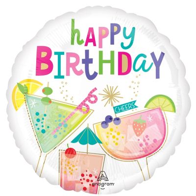 Anagram Foil 45cm (18") Cocktail Surprise Birthday