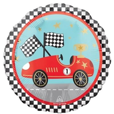 Anagram Foil 45cm (18") Race Cars (2 Side Print)