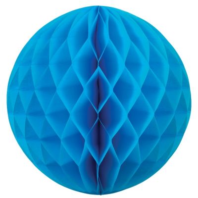 Honeycomb Ball 35cm Electric Blue