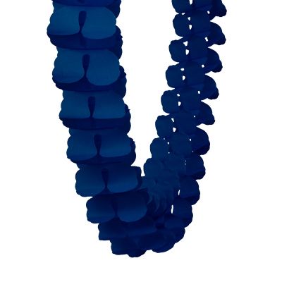 Five Star 4m Paper Honeycomb Garland Navy Blue