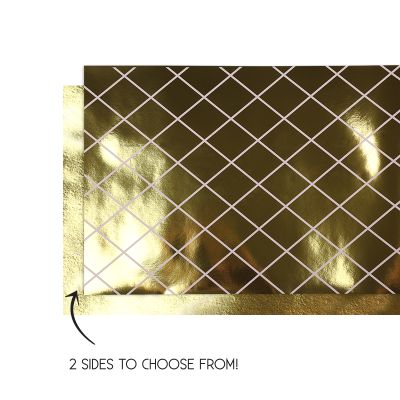 Five Star P1 Paper Table Runner Reversible 4m x 35cm Classic Metallic Gold