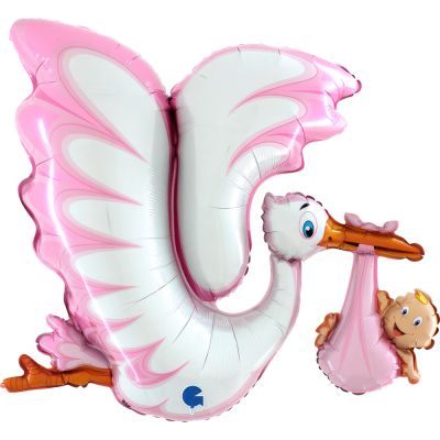 Grabo Foil Shape 114cm (45") Stork Pink