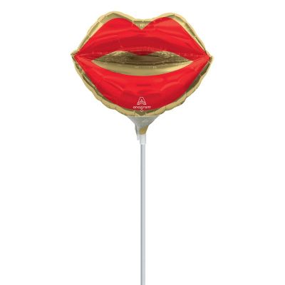 Anagram Microfoil 35cm (14&quot;) Kiss Lips (Air Fill & Unpackaged) 