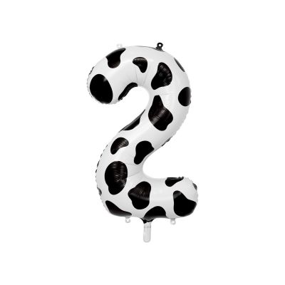 Unique Foil 86cm (34") Cow Print Number 2