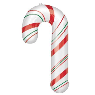 Anagram Foil Shape 99cm (39") Merry Christmints Candy Cane