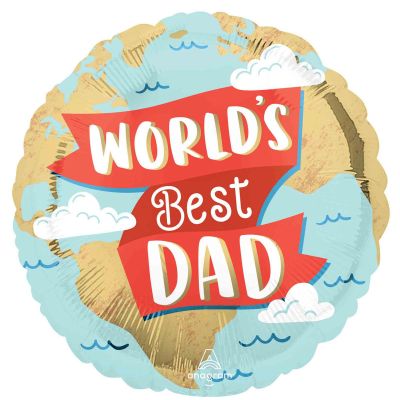 Anagram Foil 45cm (18") World's Best Dad