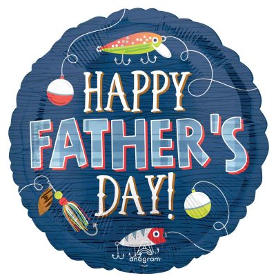 Anagram Foil 45cm (18") Happy Father's Day Hooked On Dad
