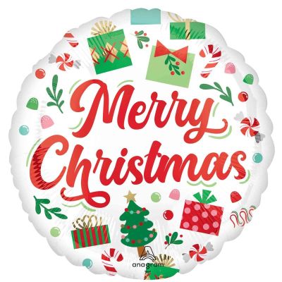 Anagram Foil 45cm (18") Santas Christmas Presents