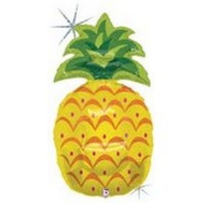 Betallic Foil Shape 94cm (37") Holographic Pineapple (unpackaged)