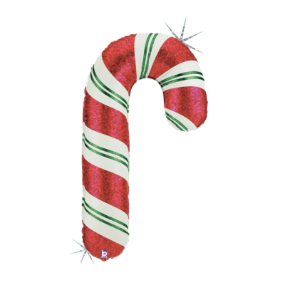 Betallic Foil Shape 105cm (41") Candy Cane - Air fill (unpackaged)