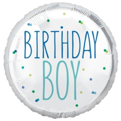 Unique Foil 45cm (18") Birthday Boy