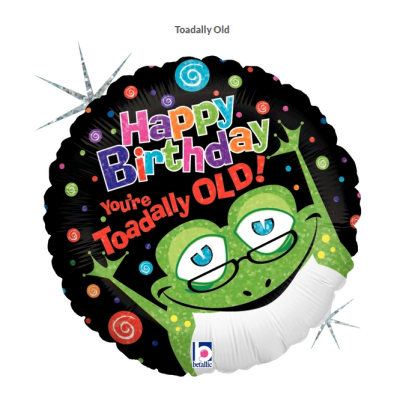 Betallic Foil 45cm (18") Totally Old Birthday