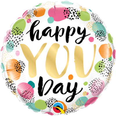 Qualatex Foil 45cm (18") Happy YOU Day 