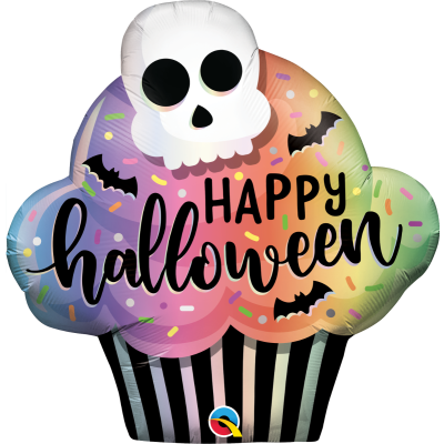 Qualatex Foil Shape 81cm (32") Halloween Cupcake