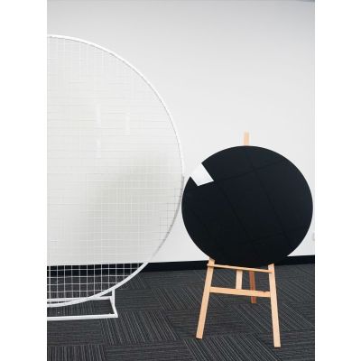 900mm Acrylic Disc Sign Black