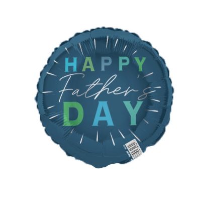 Unique Microfoil 23cm (9") Happy Father's Day - Air Fill (Unpackaged)