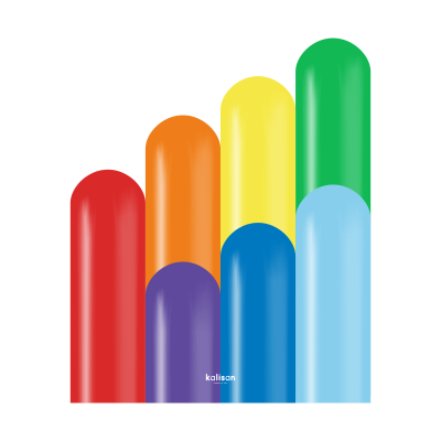 Kalisan Latex 50/360M Standard Rainbow Assortment