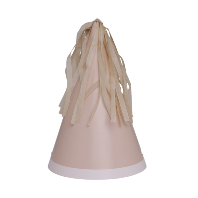 Five Star P10 Paper Party Hat with Tassel Topper White Sand