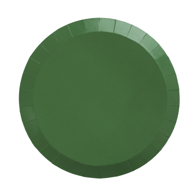 Five Star P20 23cm (9") Paper Dinner Plate Sage Green