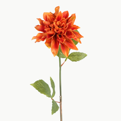 Dahlia Stem (Burnt Orange) Natural Touch 54cm