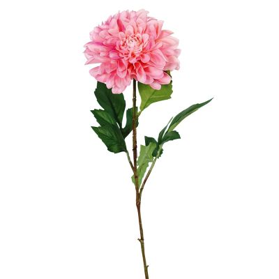 Ball Dahlia Stem (Pink) Natural Touch 72cm