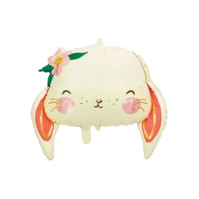 Party Deco Foil Shape Rabbit 65 x 55cm (26" x 22")