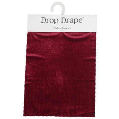 Drop Drape™ Sample Swatch Velvet Burgundy (0007)