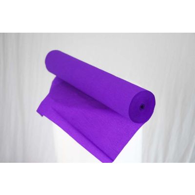 JUMBO Half Crepe Roll (0.5m x 30m) Standard Purple