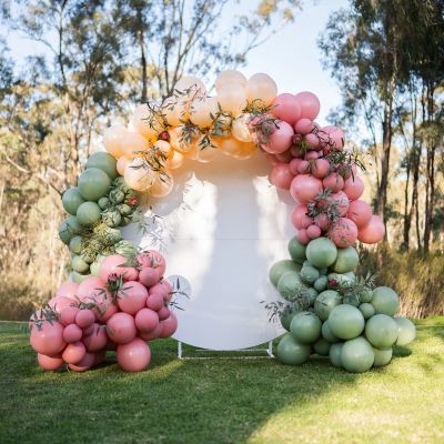 2m Acrylic Disc Backdrop White (Frame not Included)