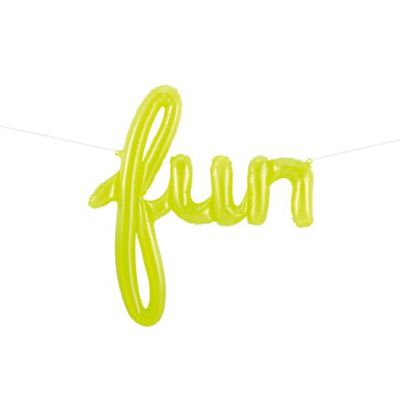 Northstar Air-Filled Script 43" Fun (Clear Green)