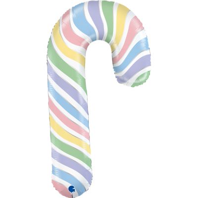 Grabo Foil Shape 89cm (35") Macaron Candy Cane