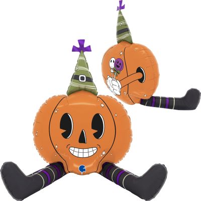 Grabo Foil Sitting Shape 53cm (21") Pumpkin