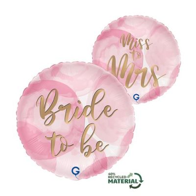 Grabo Foil 46cm (18") Bride to Be - 2 Sided Print