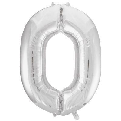 Hayden Foil 86cm (34") Silver Number 0