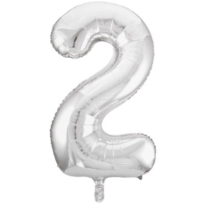 Hayden Foil 86cm (34") Silver Number 2