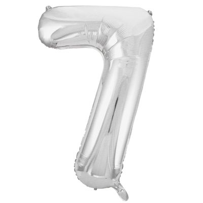 Hayden Foil 86cm (34") Silver Number 7