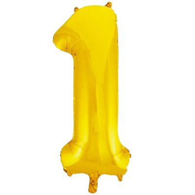 Hayden Foil 86cm (34") Gold Number 1