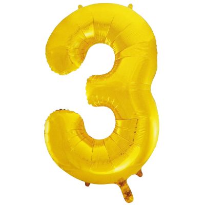 Hayden Foil 86cm (34") Gold Number 3