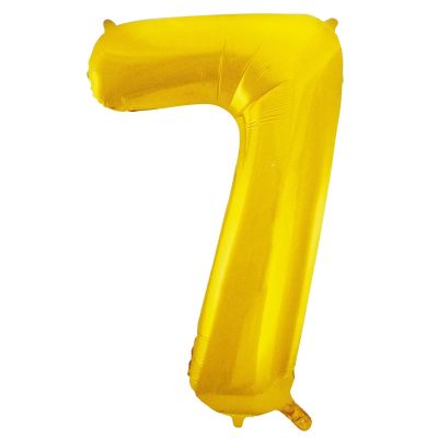 Hayden Foil 86cm (34") Gold Number 7