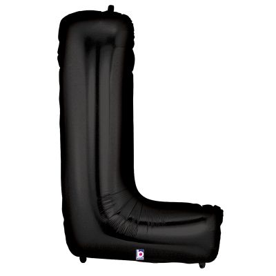 Betallic Foil Megaloon 102cm (40") Black Letter L 