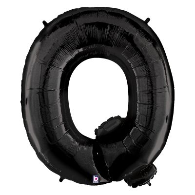 Betallic Foil Megaloon 102cm (40") Black Letter Q 