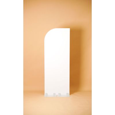 PVC Sail Backdrop 600W*1600mmH White (Base Included & Packed Separately)