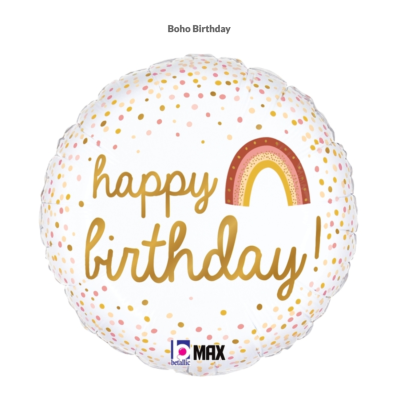 Betallic Foil 45cm (18") Boho Birthday