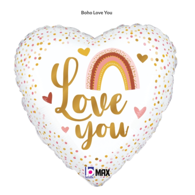 Betallic Foil 45cm (18") Boho Love You